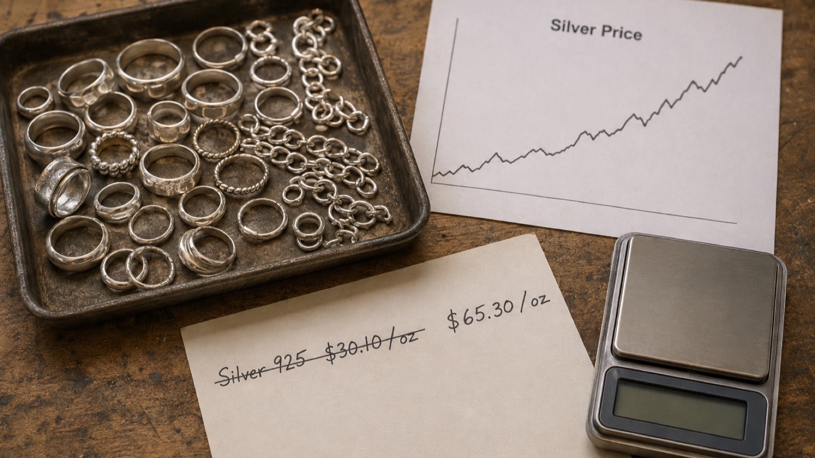 Silver Is $65. Pandora's Hedge Book Says Its 2027 Costs Double. What a $30M Jewelry Brand Should Do About Its Own Books